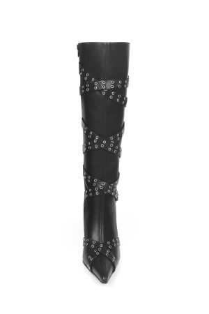 ZANETA PU BOOTS BLACK