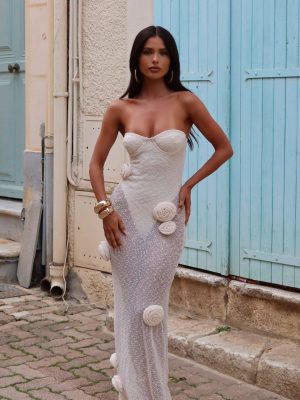 ANIKA MAXI DRESS IVORY