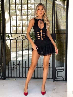 EMERY MINI DRESS BLACK