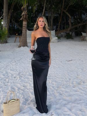KYLI MAXI DRESS BLACK