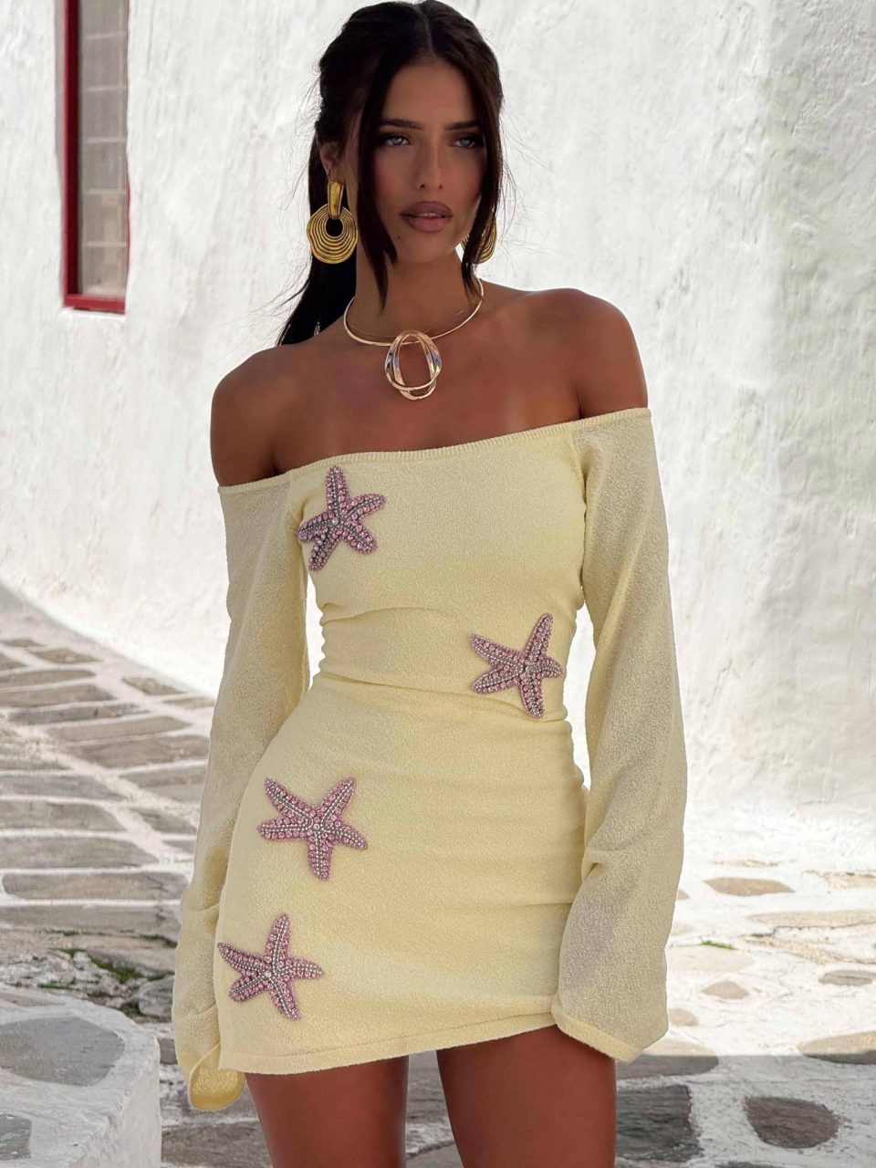 MAII MINI DRESS LEMON YELLOW