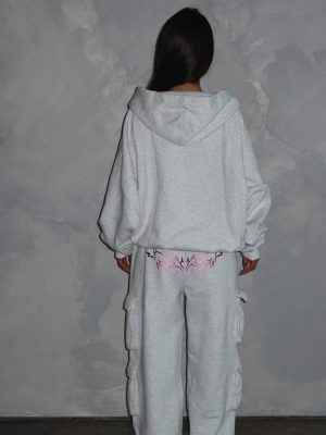 PARSON ZIP HOODIE GREY