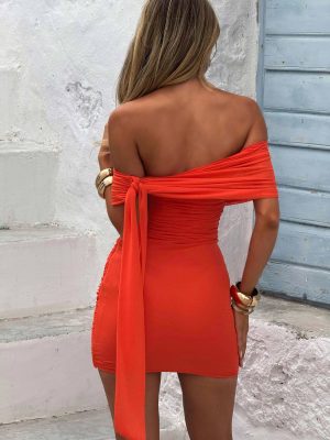 WINRY MINI DRESS RED