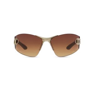 SIGNATURE FRAMELESS SUNGLASSES TAN