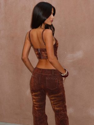 PYRA TOP RUST BROWN