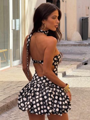 HAYLEY MINI DRESS POLKA DOT